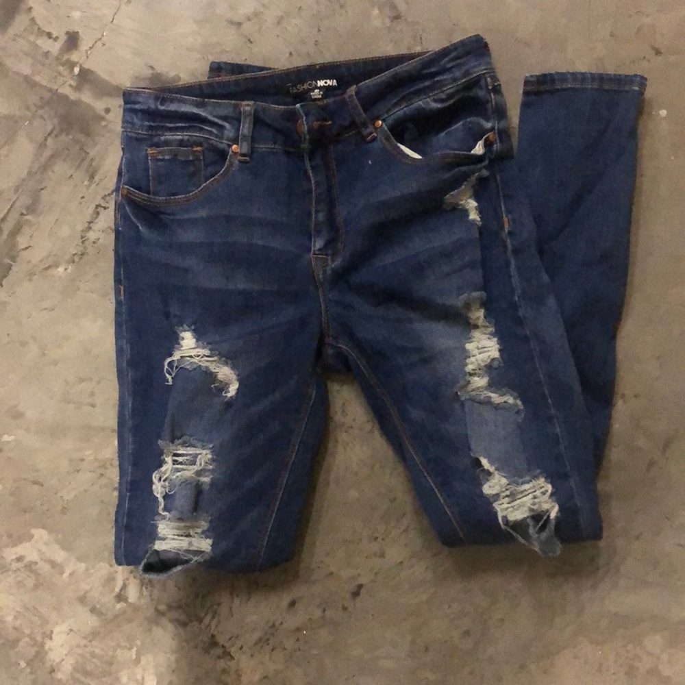 ripped jeans size 5